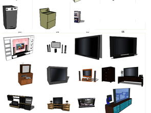 電器模型與家居設(shè)計(jì)圖資源 66.49MB單體模型庫(kù)下載指南
